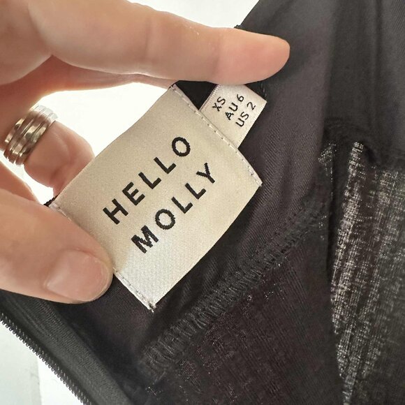HELLO MOLLY | Cupids Alive Midi Dress Black | SIZE XS NWT! - Picture 3 of 10